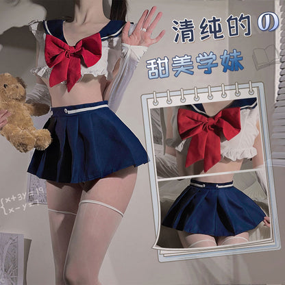 可爱甜美校园水手服 纯欲感爆棚