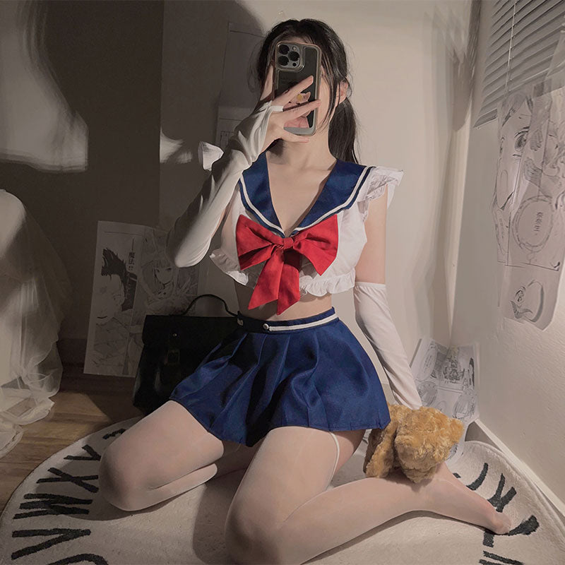 可爱甜美校园水手服 纯欲感爆棚