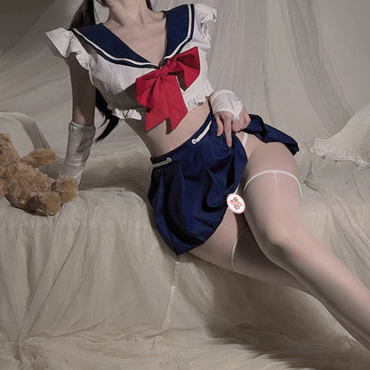 可爱甜美校园水手服 纯欲感爆棚